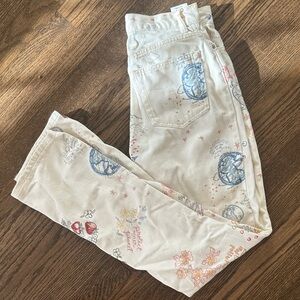 Reformation graphic denim